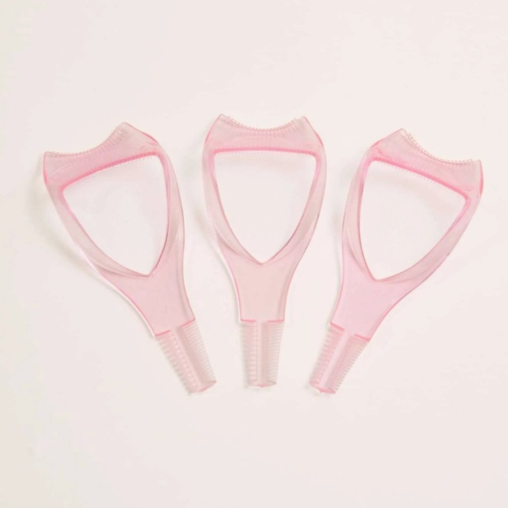 3pcs 3 In 1 Eyeliner Guide Template Mascara Makeup New - Picture 3 of 3